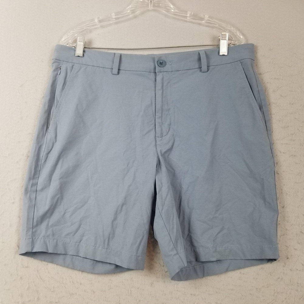 Vineyard Vines Stillwater Golf Shorts Mens 33 Blue Performance Stretch 10 Inseam